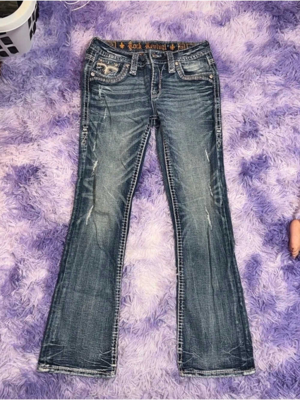 Rock Revival Women's Dark Blue Bootcut Jeans 26